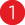 Picto of the number 1 in white on a red circle.