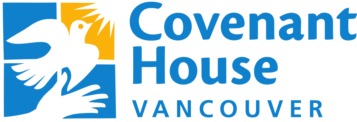 Covenant House of Vancouver logo. A dove flying out of a hand.